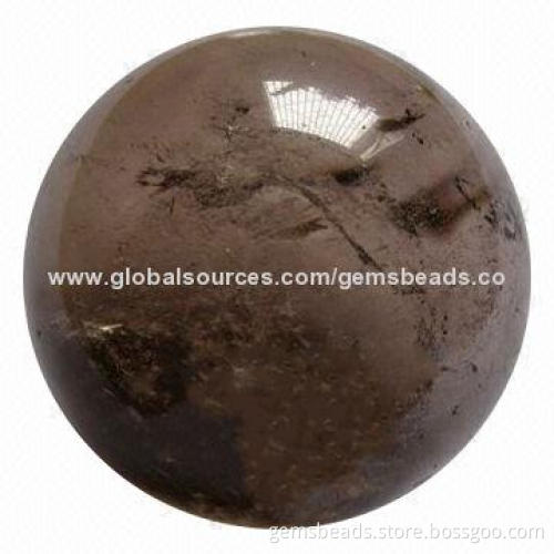Crystal Ball for Massage in Smoky Quartz